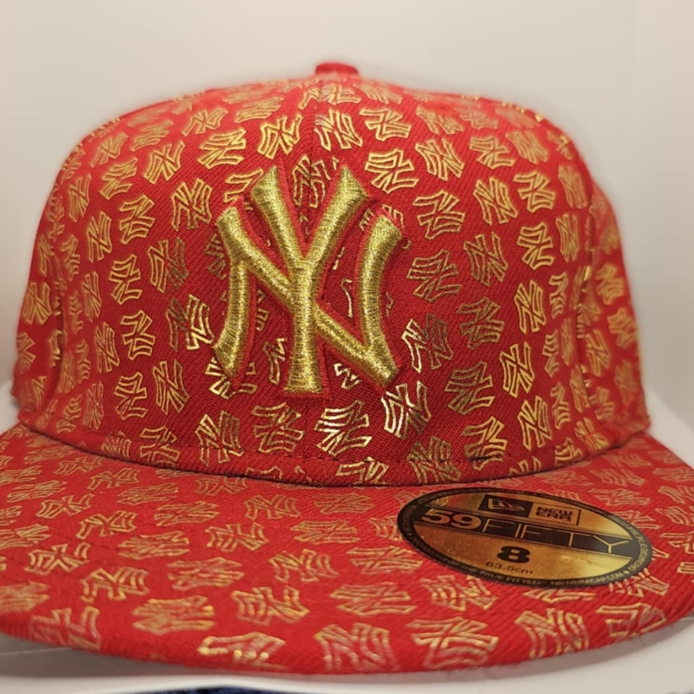 Limited Edition Red and Gold NY Logo Cap